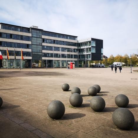 Rastatt District Office from the front