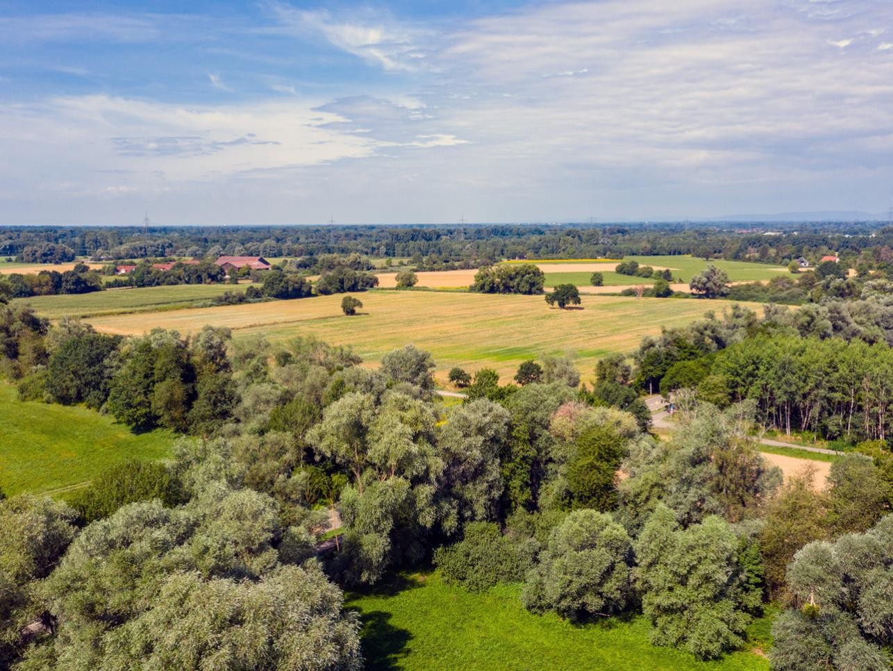 Im Westen der Stadt Rastatt ist eine Gesamtfläche von 430.000 Quadratmetern für die Landesgartenschau reserviert.