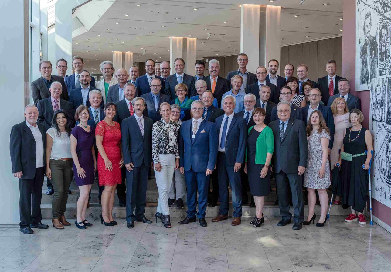 Photo de groupe du conseil municipal de la ville de Rastatt