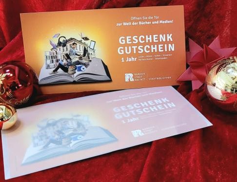 Geschenkgutschein Stadtbibliothek