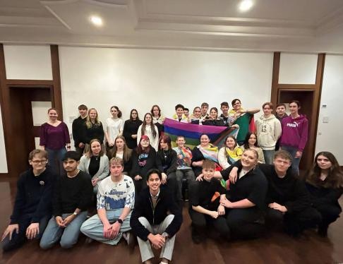 Gruppenbild der Jugenddelegation