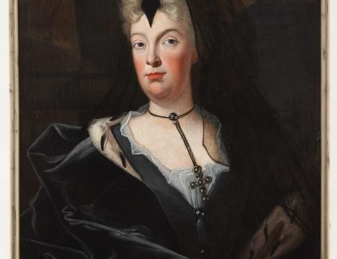 Die Markgräfin Sibylla Augusta als junge Witwe
