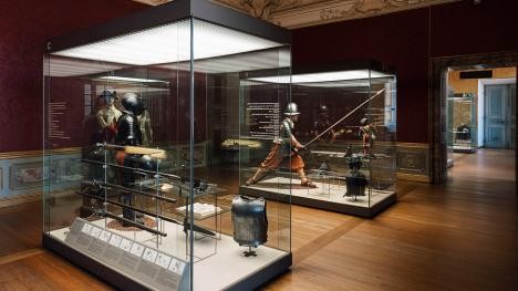 Salle d'exposition du "Musée de l'histoire de la défense" à Rastatt