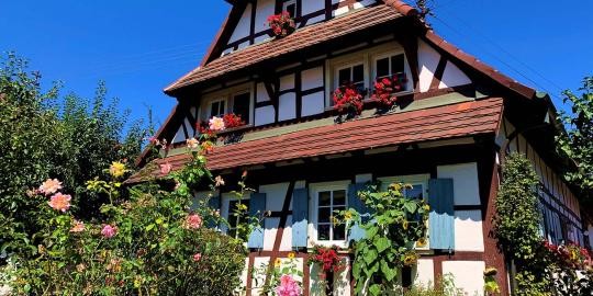 1. Ottersdorf_Fachwerkhaus mit Rosen_Foto Stadt Rastatt_Isabelle Joyon_2019