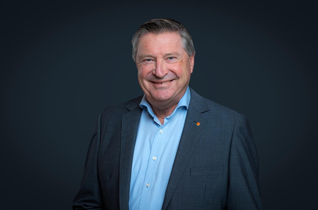 Portrait photo Roland Walter Group Chairman Greens