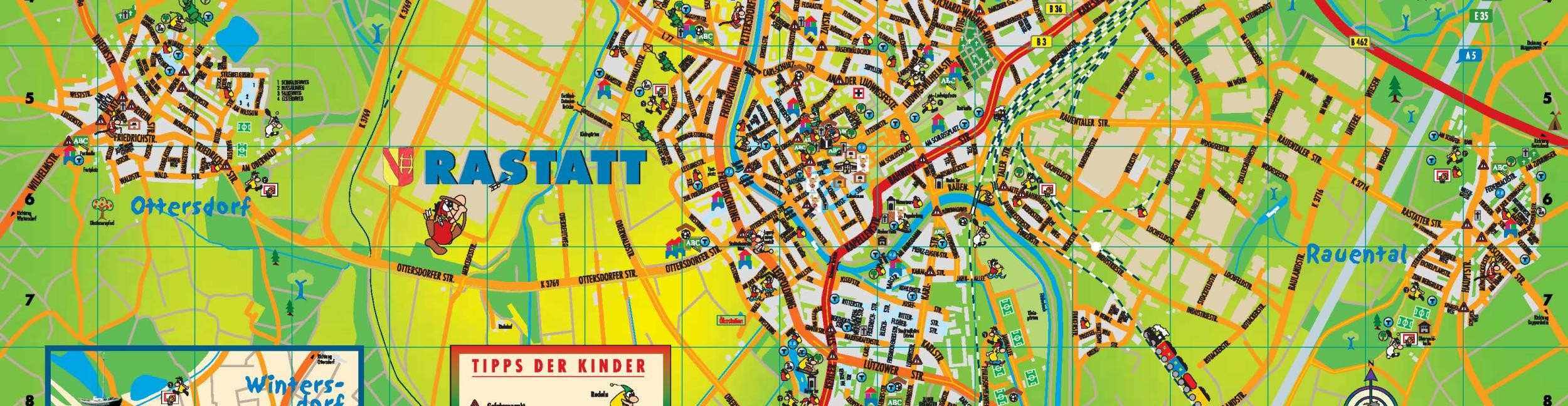 Children's city map