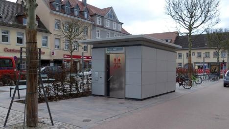 Public toilet for people with disabilities in the upper Kaiserstrasse