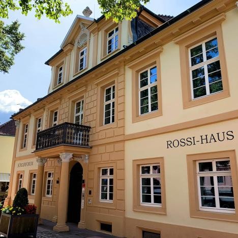 Vue extérieure de la maison Rossi dans la Herrenstraße