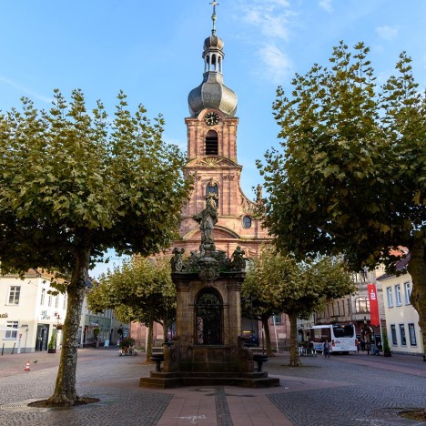 St. John Nepomuk Fountain in Rastatt