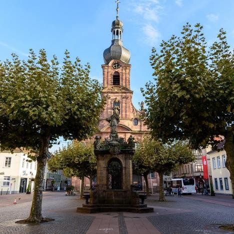 St. John Nepomuk Fountain in Rastatt
