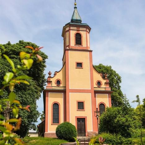 Itinéraire historique Station 12. Église Saint-Bernard à Rastatt