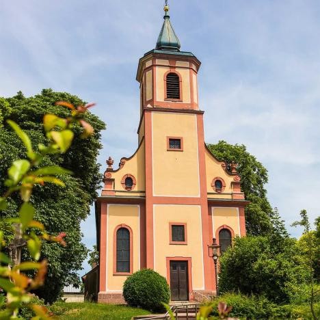 Historical Route Station 12: St. Bernhardus Church in Rastatt