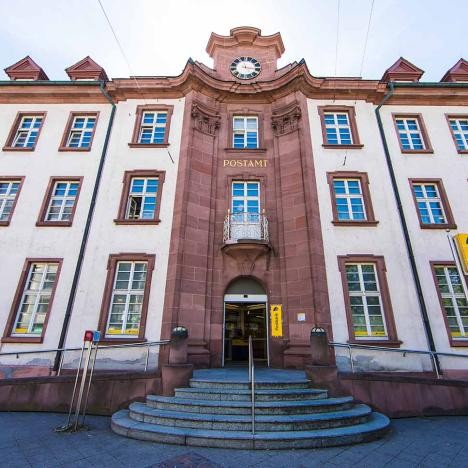 Historical Route Station 19: Old post office in Rastatt