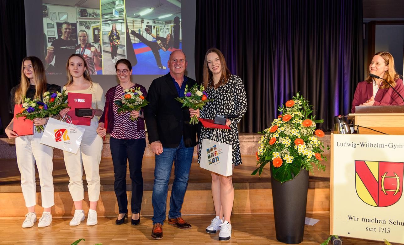 Photo de groupe Soirée du sport avec le maire Müller