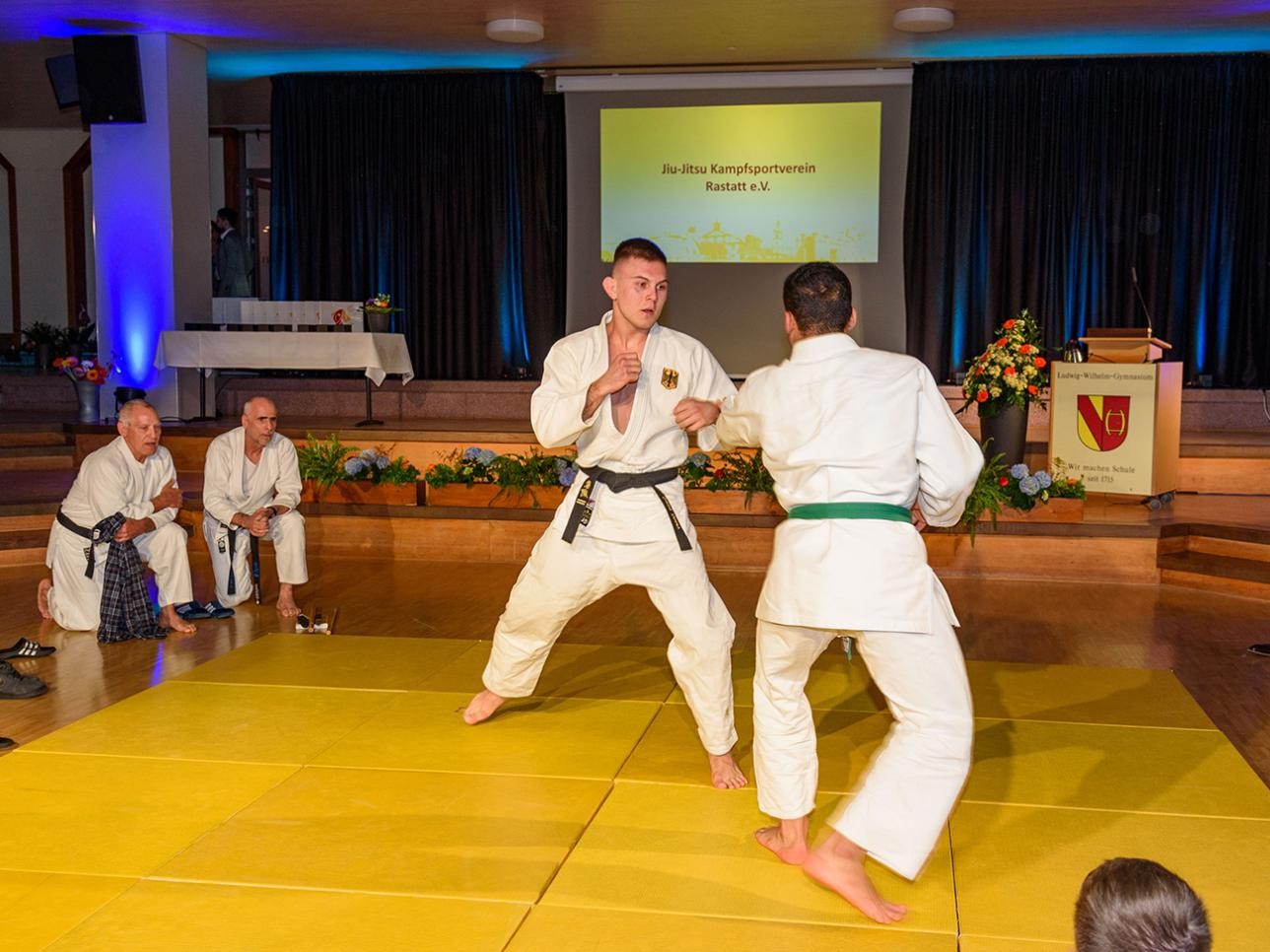 Démonstration de jiu-jitsu Club d'arts martiaux de Rastatt e.V.