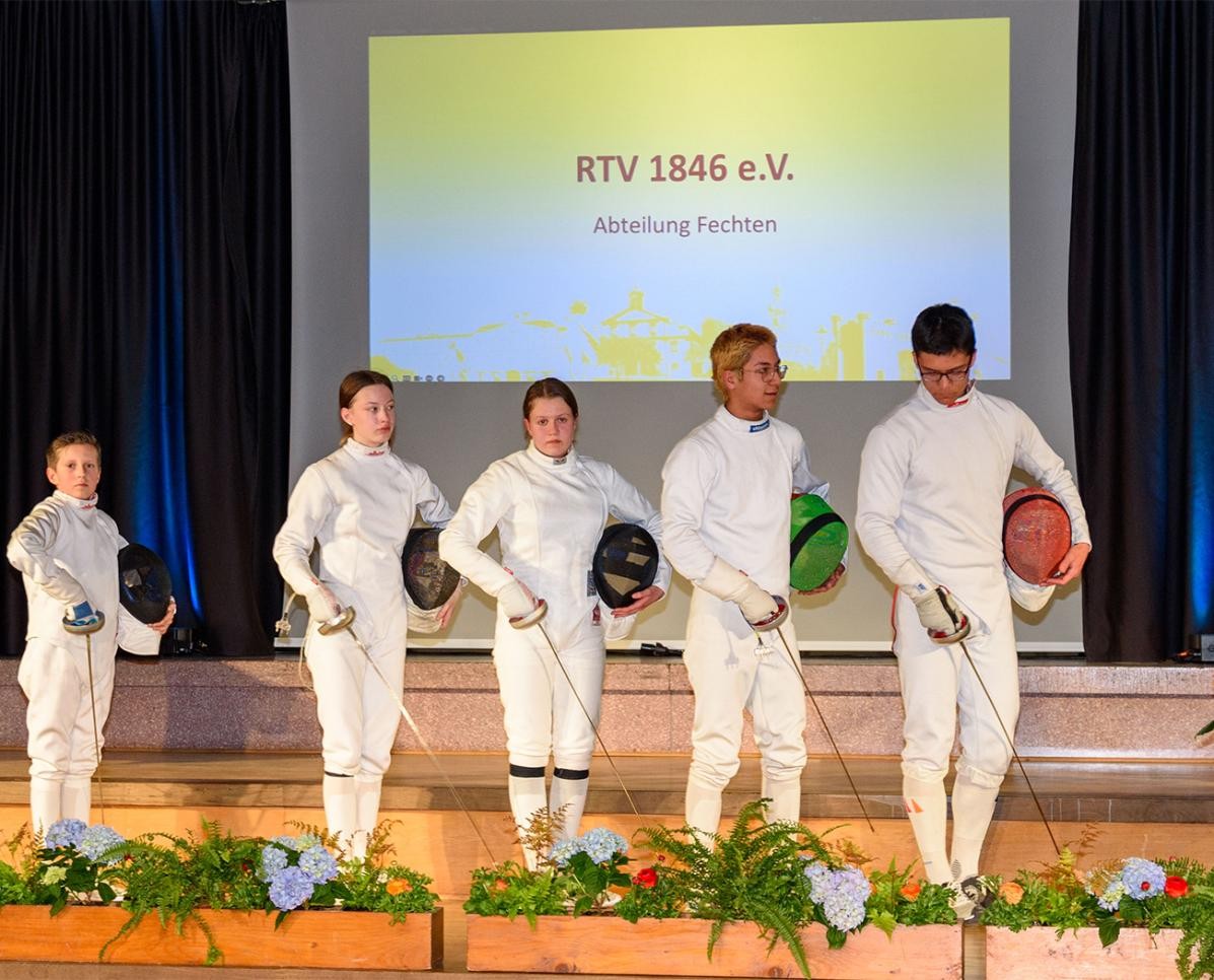 Photo de groupe RTV 1846 département escrime