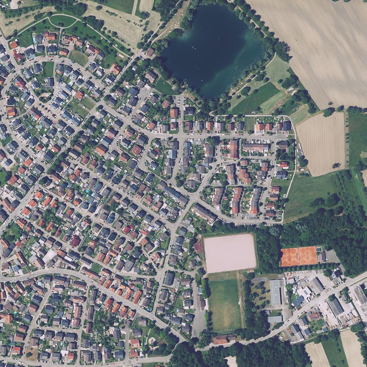 Luftaufnahme Gewerbegebiet Ottersdorf