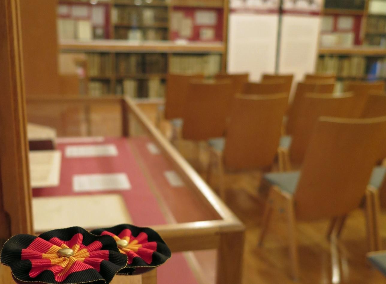 Rastatt Historical Library: View of the exhibition rooms on the 1st floor