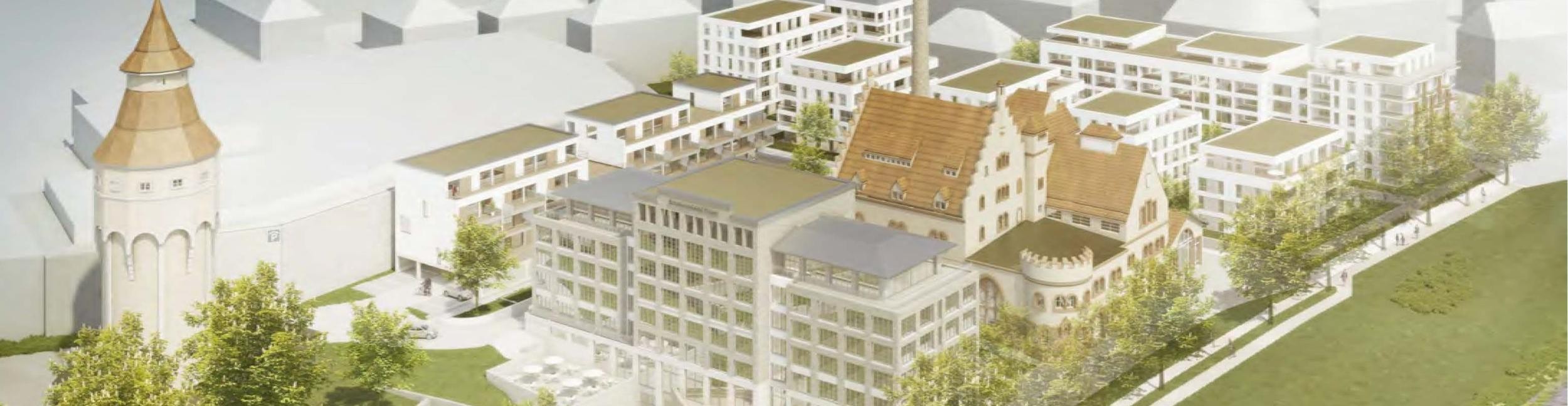 Visualisierung Franz-Areal in Rastatt: Reatis GmbH Visualisierung Franz-Areal in Rastatt