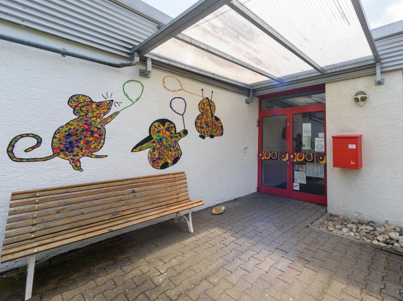 Entrance to St. Laurentius daycare center 