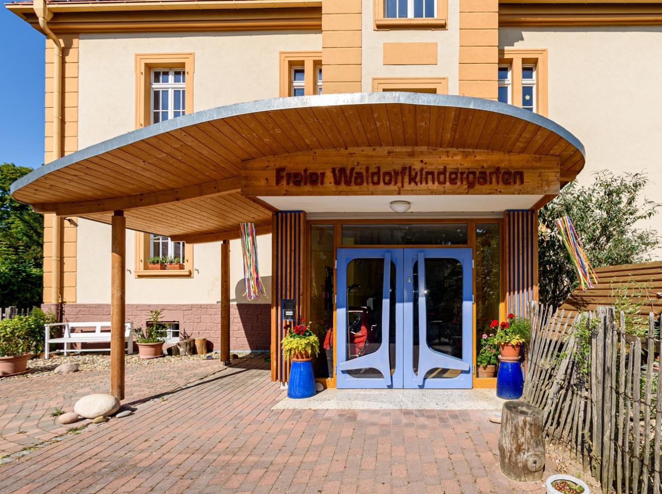 Eingang Waldorfkindergarten Rastatt