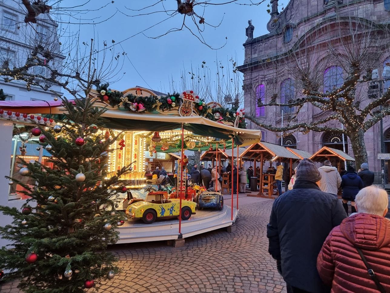 Carousel at the Christmas market