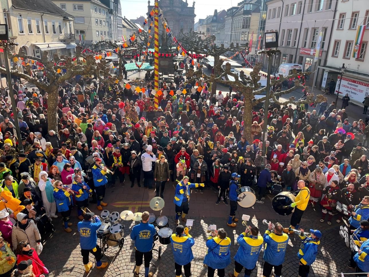 Town hall storm in Rastatt