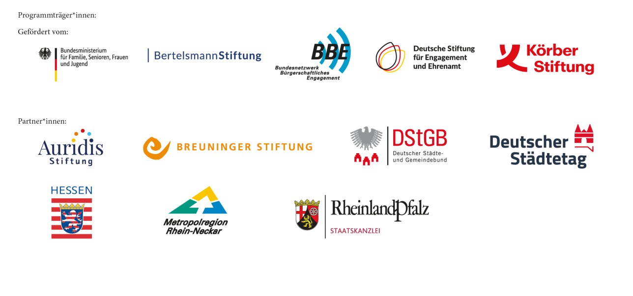 Projektpartner Engagierte Stadt 