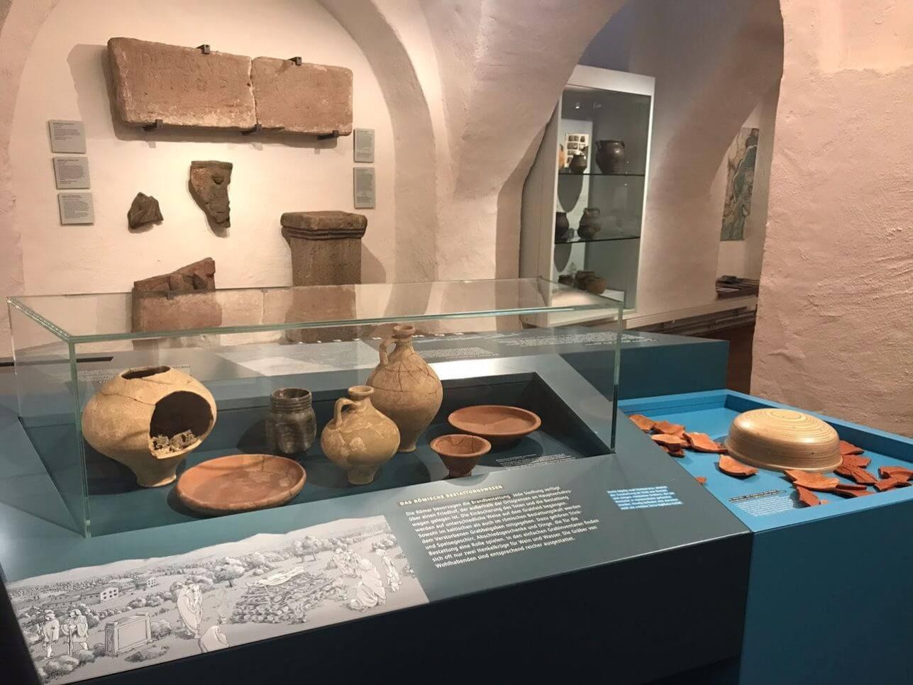 Blick in die archäologische Dauerausstellung im Stadtmuseum