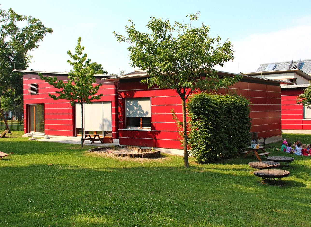 Kinderschule Amalie Struve. Außenaufnahme