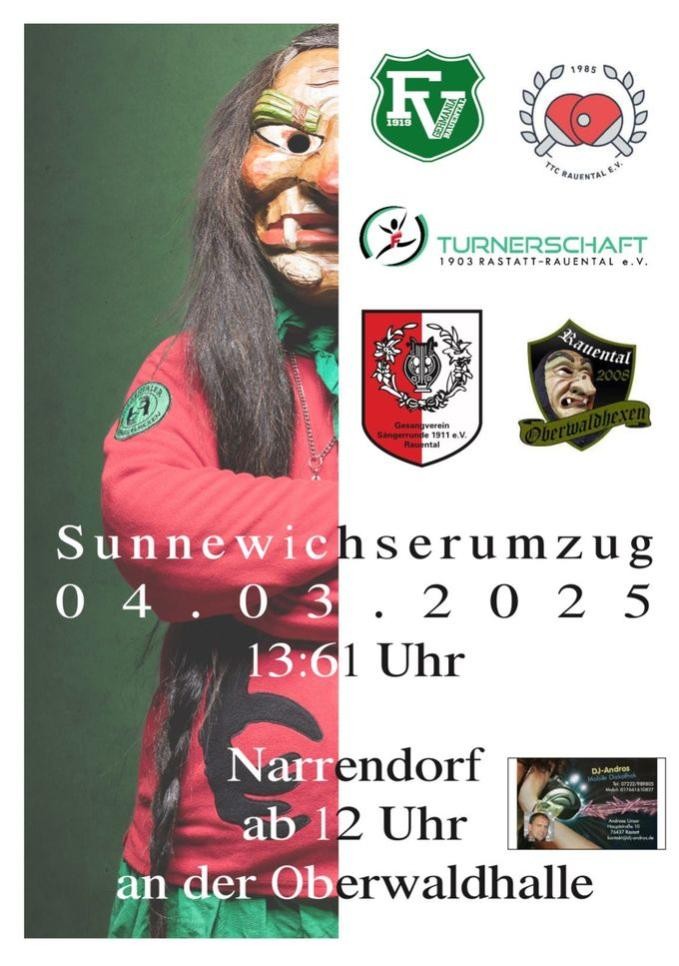 Plakat Umzug Rauental