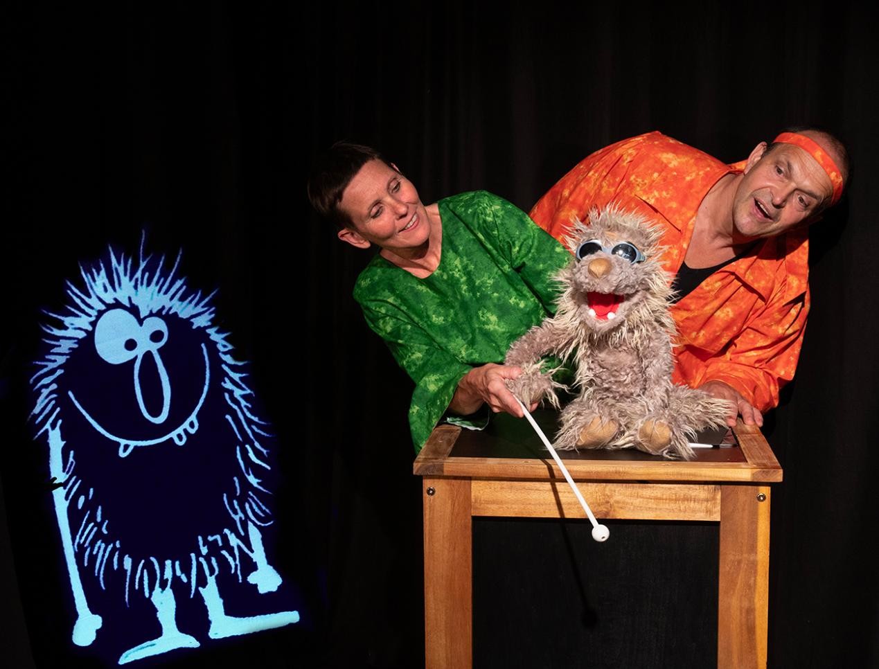 Schauspieler auf der Bühne