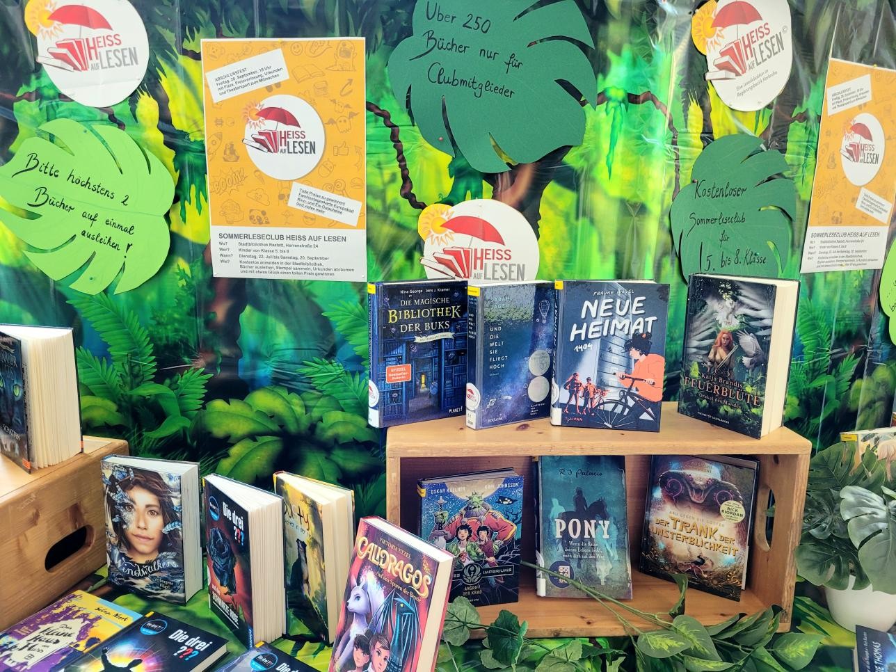 Bis einschließlich Samstag, 20. September, können die Mitglieder des Sommerleseclubs „Heiß auf Lesen“ noch Bücher in der Stadtbibliothek ausleihen und die letzten Stempel in ihrem persönlichen Lese-Logbuch sammeln. 