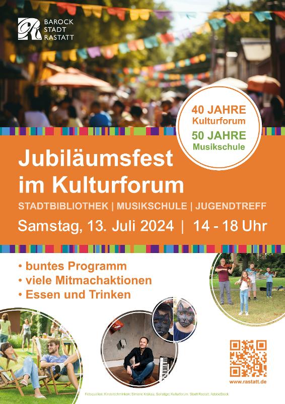Plakat Jubiläumsfest: Agentur exakt