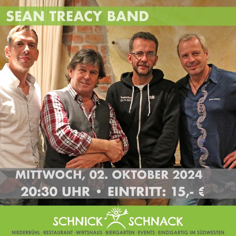 Plakat Sean Treacy Band im Schnick-Schnack