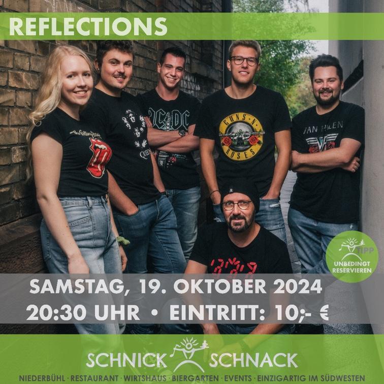 Plakat Reflections im Schnick-Schnack