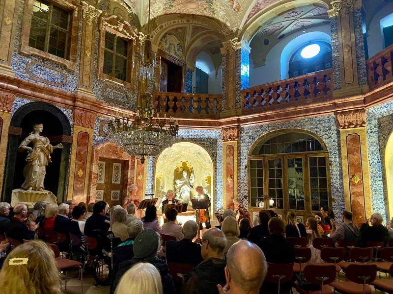 Musiker in der Sala Terrena