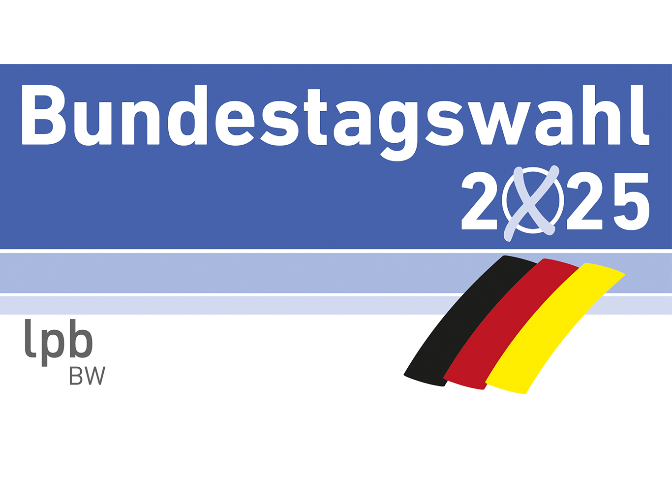 Schriftzug Bundestagswahl 2025