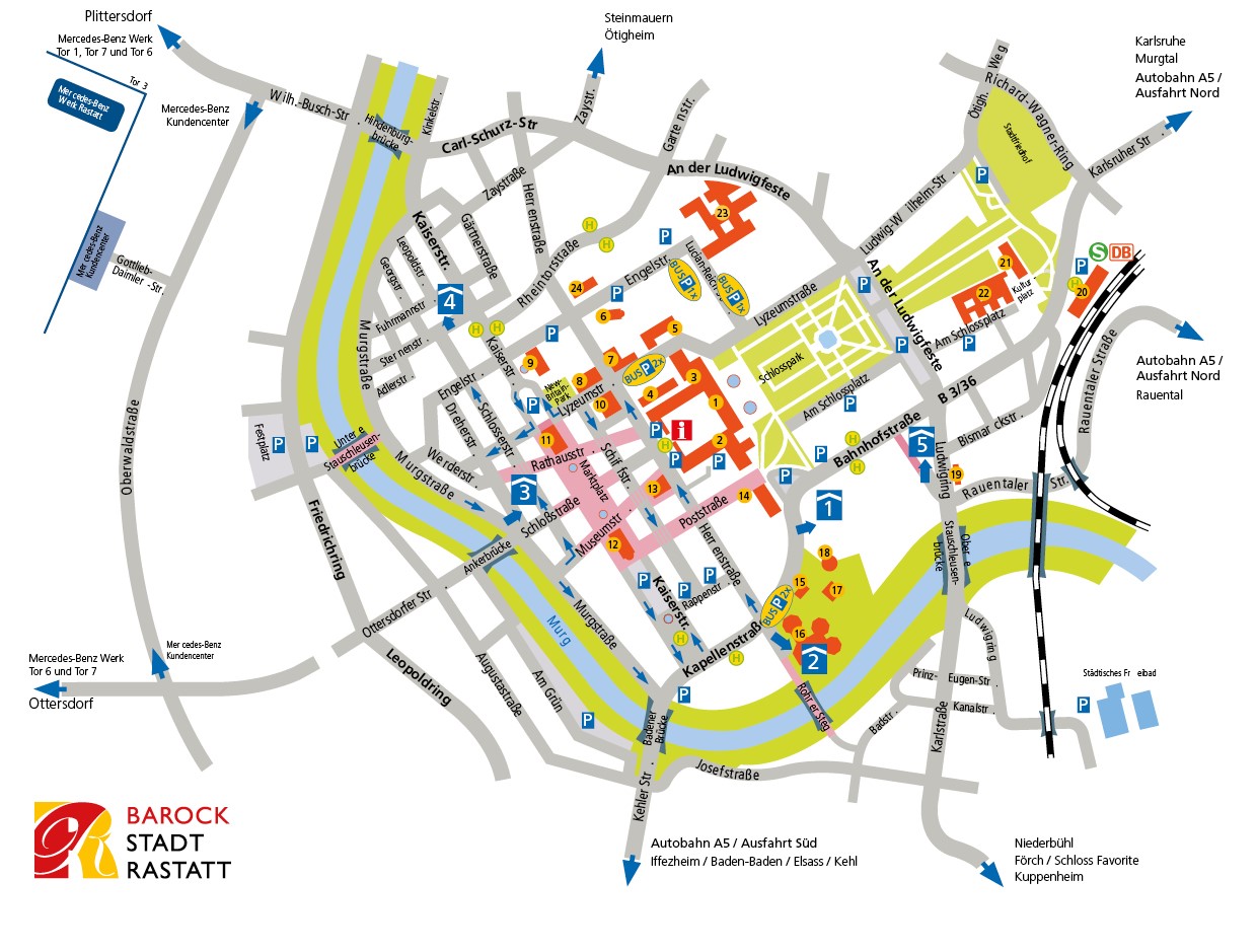 Photo from the park plan of the city of Rastatt