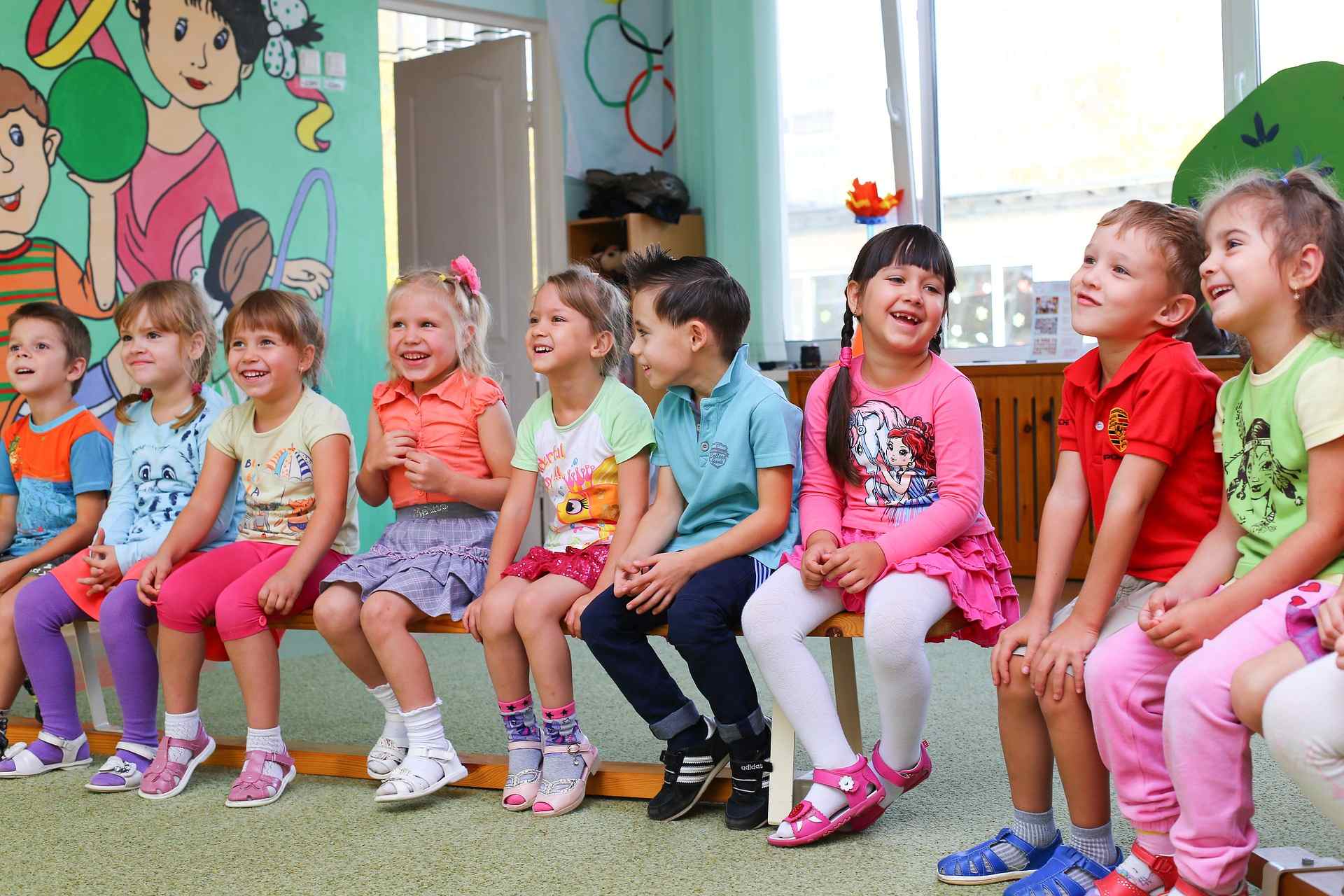 Kinder im Kindergarten