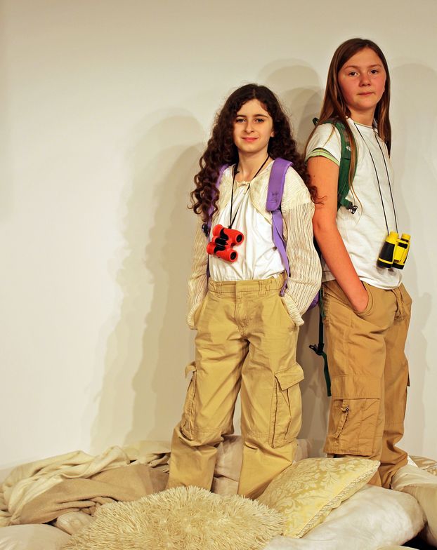 Zwei Mädels auf der Bühne