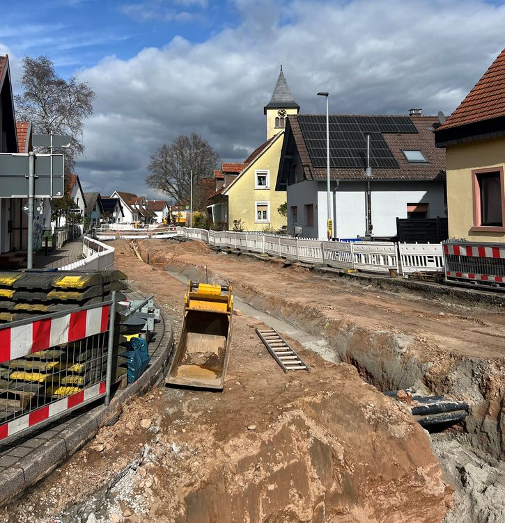 Die Arbeiten im zweiten Bauabschnitt haben bereits begonnen.
